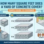 How Many Square Feet Does a Yard of Concrete Cover