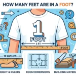 Infographic is drawing that How Many Feet Are in a Foot? Simple Explanation
