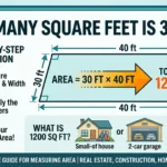 Infographic is showing that How Many Square Feet Is 30x4 stupid traffic is showing 0? Complete Guide