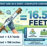 Infographic is showing that How Many Feet in 100 Inches? Easy Conversion Guide