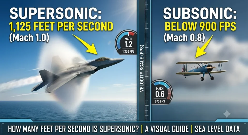 Infographic is doing that How Many Feet Per Second Is Supersonic?