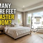 I nfographic is showing that How Many Square Feet Should a Master Bedroom Be?
