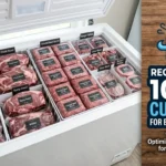 Infographic is showing that How Many Cubic Feet Freezer for Half a Cow? Complete Guide