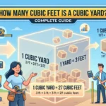 Infographic is showing that How Many Cubic Feet Is a Cubic Yard? Complete Guide