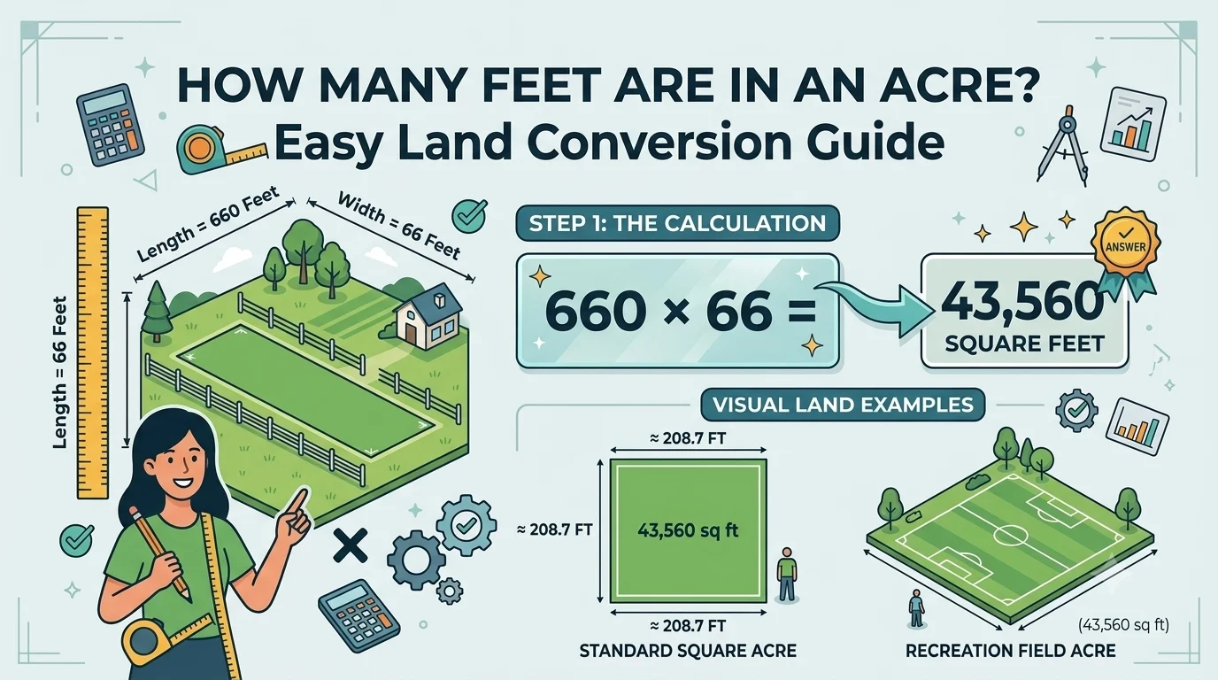 How Many Feet Are in an Acre?